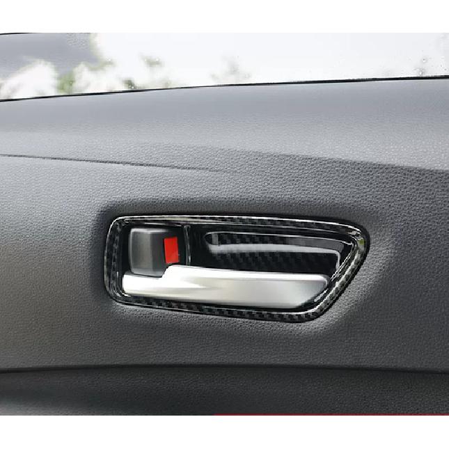 For Toyota Corolla - Carbon Fiber Inner Car Door Handle Bowl Cover Trim