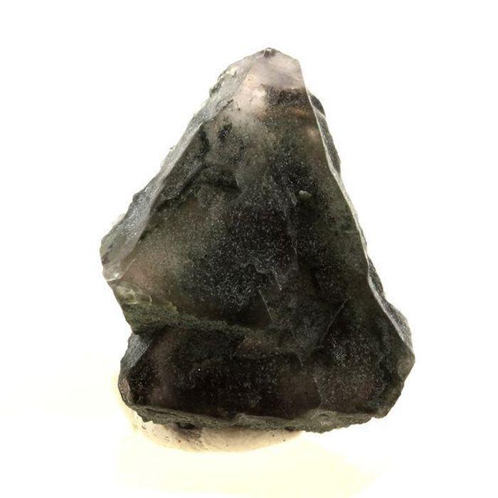 Pierres et Minéraux. Fluorite rose + Chlorite. 40.0 ct. Massif du Mont-Blanc, France..