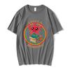 Adopt A Demogorgon Cute Man Eating Flower Pattern T-shirt Men's  Women's Cotton Casual T-shirt Fashion Retro Pure Cotton T-shirt
