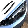 2pcs Car Headlight Eyelids Head Light Lamp Eyebrow Cover Trim for VW Golf 6 MK6 2008 2009 2010 2011 2012 Headlight Eyebrow