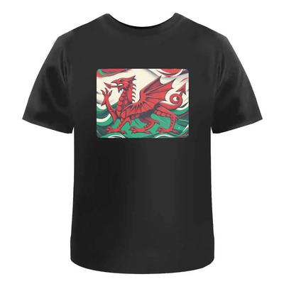 Welsh Dragon Cotton T Shirt Ta047621