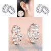 Fashionable Crystal Earrings For Women Chic Tea Flower Design Copper Material Wholesale From Source Factory