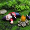 1 Stück Weihnachten Personalisierte Gartendekorationen Elf Harz Handwerk Dekorationen für Außenbereich Hof Terrasse Garten Haus Party Feiertagsdekorationen