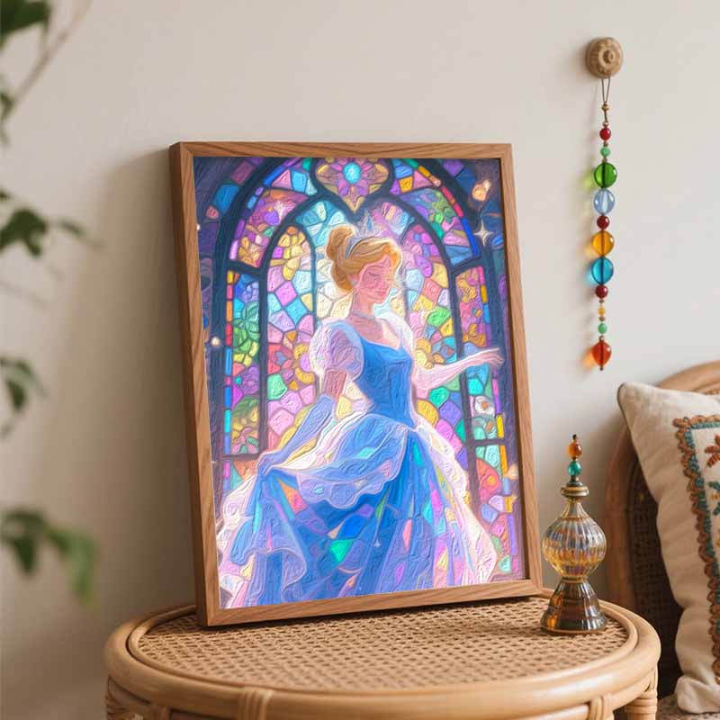 Disney Oil Painting Hand Painting Coloring Painting Handmade Diy Home Decoration Gift