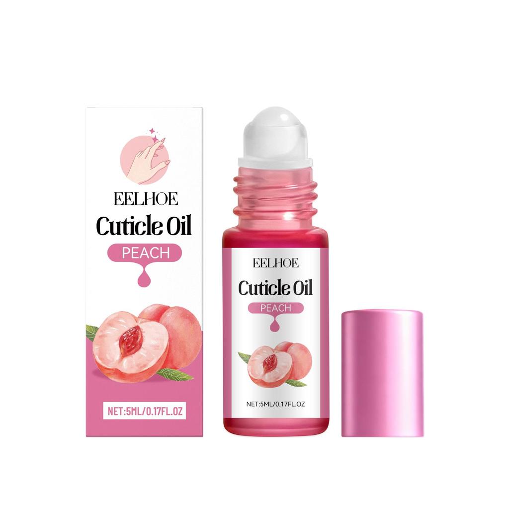 EELHOE Fruit-Scented Cuticle Oil: Softens Nail Edges, Portable Manicure Care