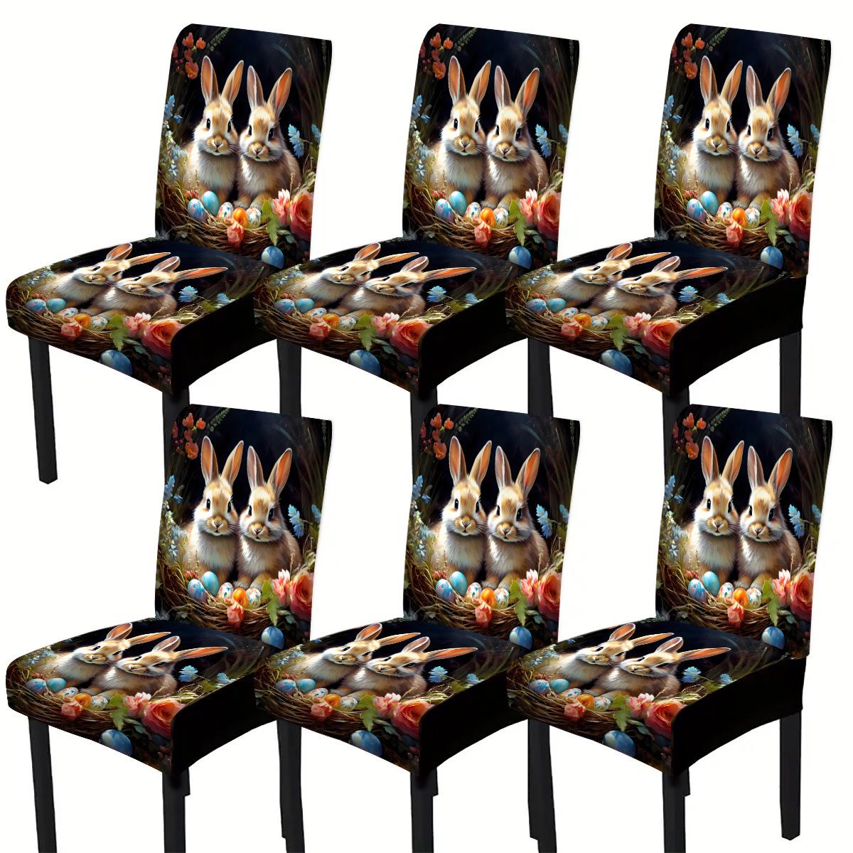 

Одиночный праздничный чехол на стул с принтом, тянущийся, для обеденных, гостиничных или садовых стульев