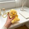 Bag Pendant Cartoon Animal Doll Plush Charm Keychain with Lanyard Soft Fluffy Texture Stress Relief Table Companion