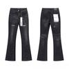 Splicing Flare Jeans for Men Stacked Pants Streetwear Pants Harajuku Goth Bell Bottom Punk Long Trousers