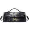 2025 European & American Snake Print PU Clutch: High-Quality Fashion Handbag, Shoulder, Crossbody Bag for Women