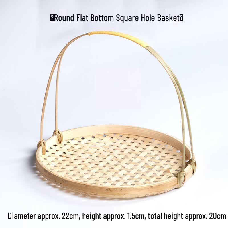 Silicone Bamboo-Style Multi-Layer Serving Basket