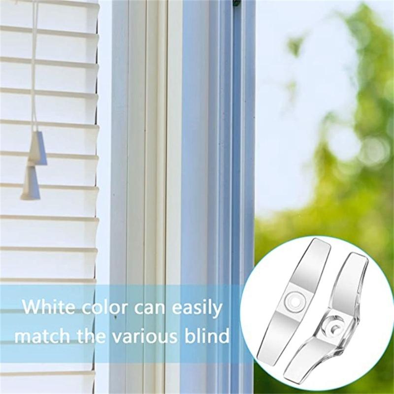 Blinds Cord Cleats Safety Rope Cleats,Small Rope Cleats Holders Blind Hook Winders with Screws for Roman Shade Curtains