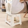 Step Stool For Kids Bunny Dinosaur Foldable Step Stool With Back Support Thickened Decorative Small Sitting Stool For Home