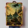 Military Naval Air Power Display Printed Poster Customized Wall Art Retro Vintage Metal Tin Signs for Garage Decoration Room