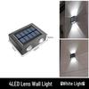 Waterproof Solar LED Wall Lamp, Outdoor Up/Down Light, Courtyard Spotlight