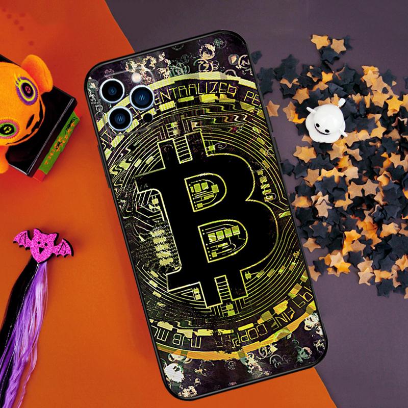 Bitcoin Bumper Case For iPhone 16 14 15 Pro Max 11 12 13 Pro Max Mini XR 16e 16 15 Plus Phone Cover