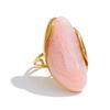 Yhpup 2026 Stainless Steel Multi-Color Resin Adjustable Ring PVD Hot Style Y2K Fashion Attractive Trend Finger Jewelry Wholesale