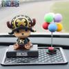 Cartoon Anime One Piece Cute Doll Luffy Sanji Zoro Chopper Action Figure Toy Model Phone Holder Bracket Car Decoration Toy Gift