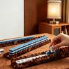 Mahjong Rack with Detachable Magnetic Pusher, Scalloped Acrylic Mah Jongg Tile Holder & Pusher Set, American Mahjong Accessories