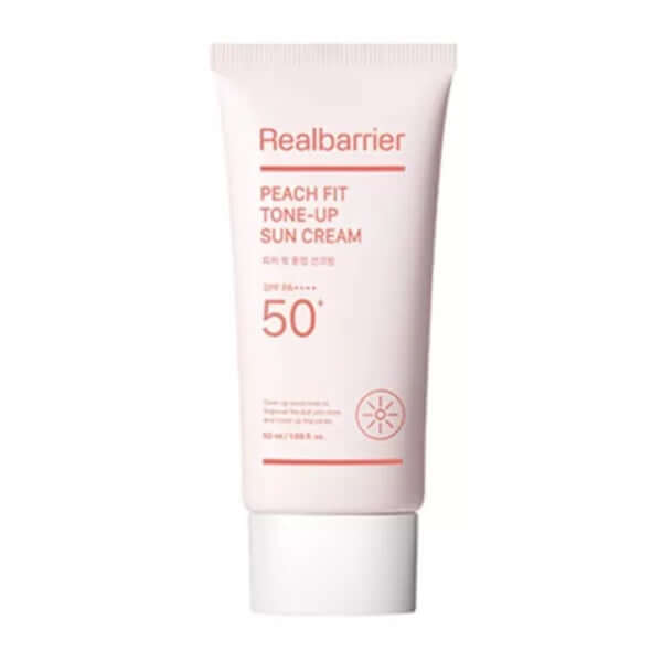 RealBarrier Peach Fit Tone Up Sun Cream - 50ml (SPF50+ PA++++)