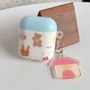 Korean style INS Cute Bear compatible with AirPods Gen 1 protective covers, Gen 2 Gen 1 Pro 1 Apple Bluetooth earphone cases