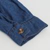 Shop   Women Denim Collar Long DreSs St Flare Dark Blue Ss Wdr 7848