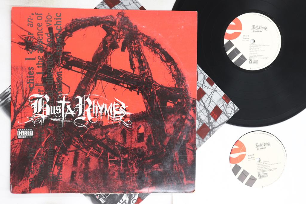 LP Record BUSTA RHYMES - Anarchy 625171 ELEKTRA 2000 US Rap & Hip-Hop/R&B Used