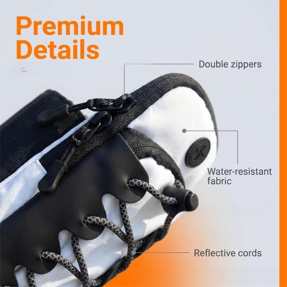 Double Zipper Sports Arm Bag Reflective Cord Trim Outdoor Pouch Reusable Wrist Pouch  Cycling
