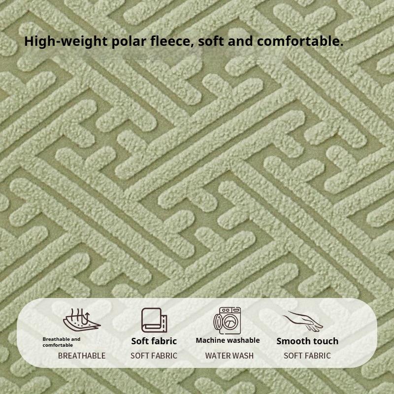 Modern Simple Chair Cover Thick Jacquard Chair Cover Elastic Full-cover One-piece Dustproof Skirt Dining Chair Cover Non-slip