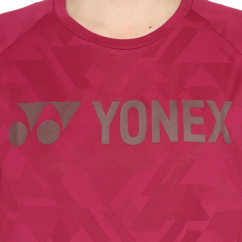 Yonex Dry 16715 Wine Red Small T-Shirt (Fit Style) (037)