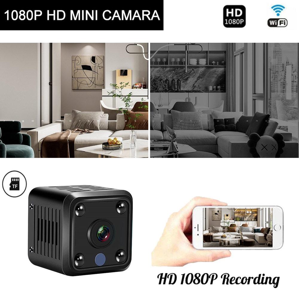 1080P HD WiFi Remote Monitor Camera - Built-in Battery, Night Vision, Smart Home Security