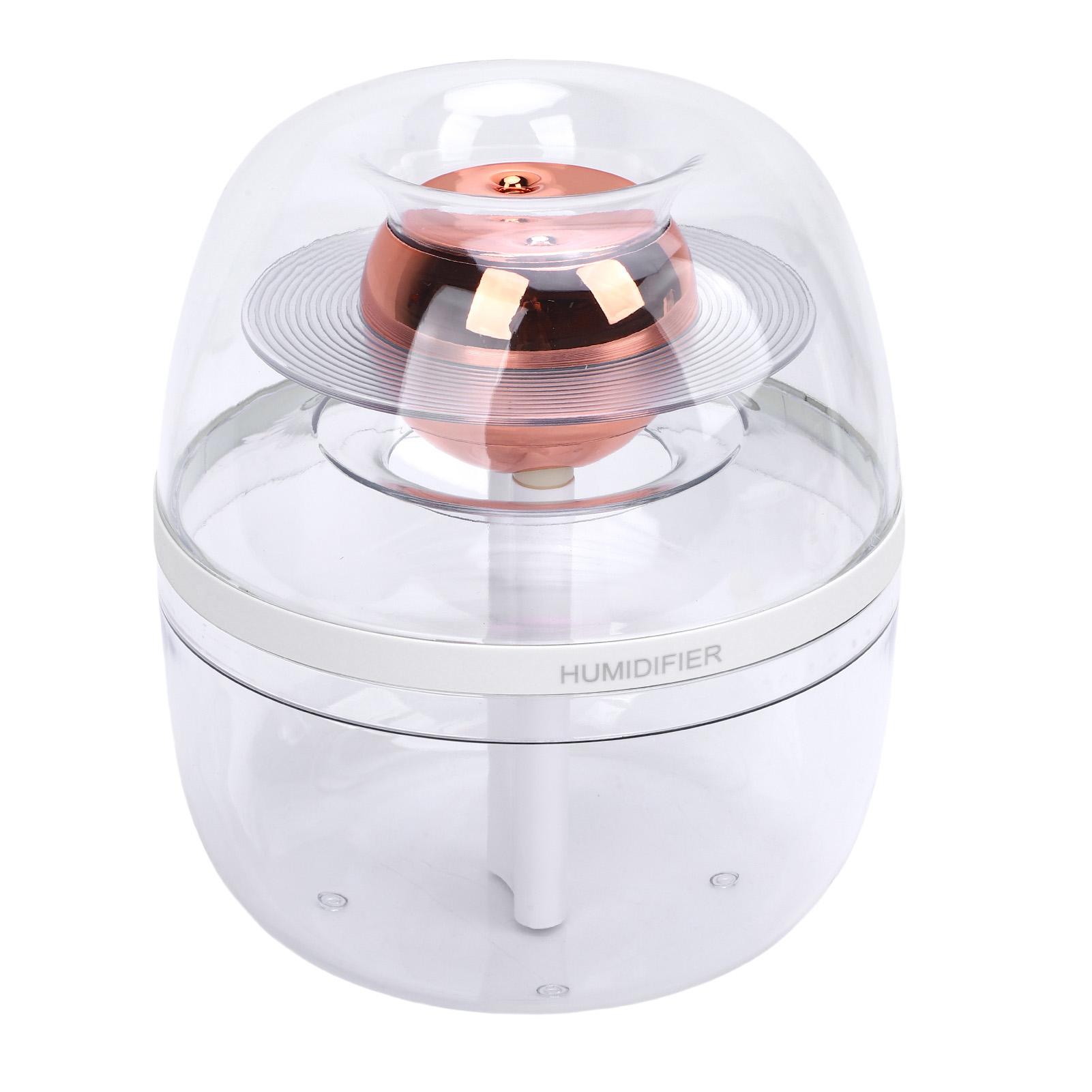 

Portable Small Humidifier 3L Dual Nozzle Quiet Clear USB Desktop Humidifier with Night Light for Bedroom Travel