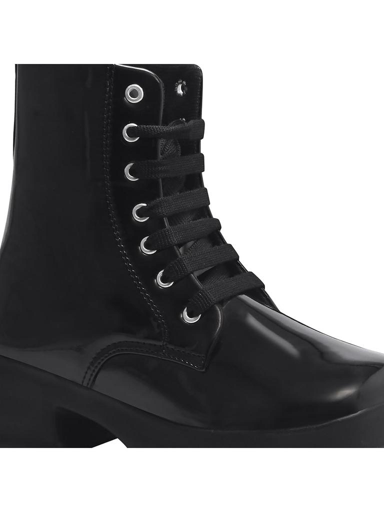 Shoetopia Womens Chunky Heel Short Booties with Non-Slip Sole, Comfortable Trendy Ankle Boots | Soft Cushioned Sole | Casual, Party & Winter Wear