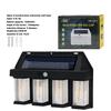 Outdoor Solar Light with Motion Sensor Vintage Outdoor Solar Wall Light with Warm LED Bulb IP65 Waterproof Solar Light