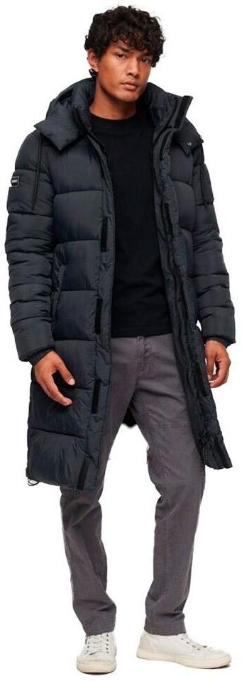 Зимняя куртка Superdry Rips Longline Puffer Jacket (M5011759A) серый