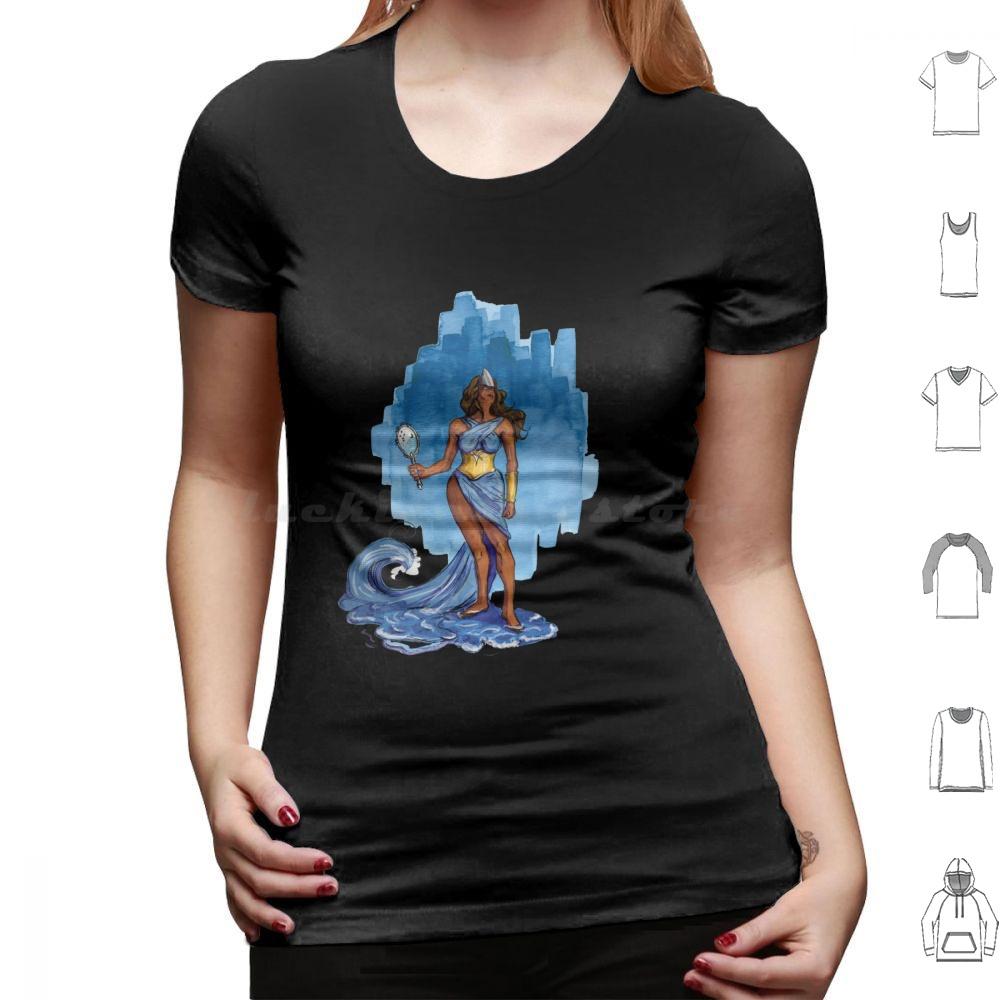Yemanja Queen Of The Waters T Shirt 6xl Cotton Cool Tee Yemanja Iemanjá Sea Water River Ocean Blue Ioruba Candomble Orixa