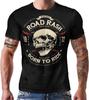 Nascido Para Andar Vintage Biker Racer Rockabilly Motociclista Camiseta 100% Algodão Gola Redonda Manga Curta Verão Casual Masculina Camise...
