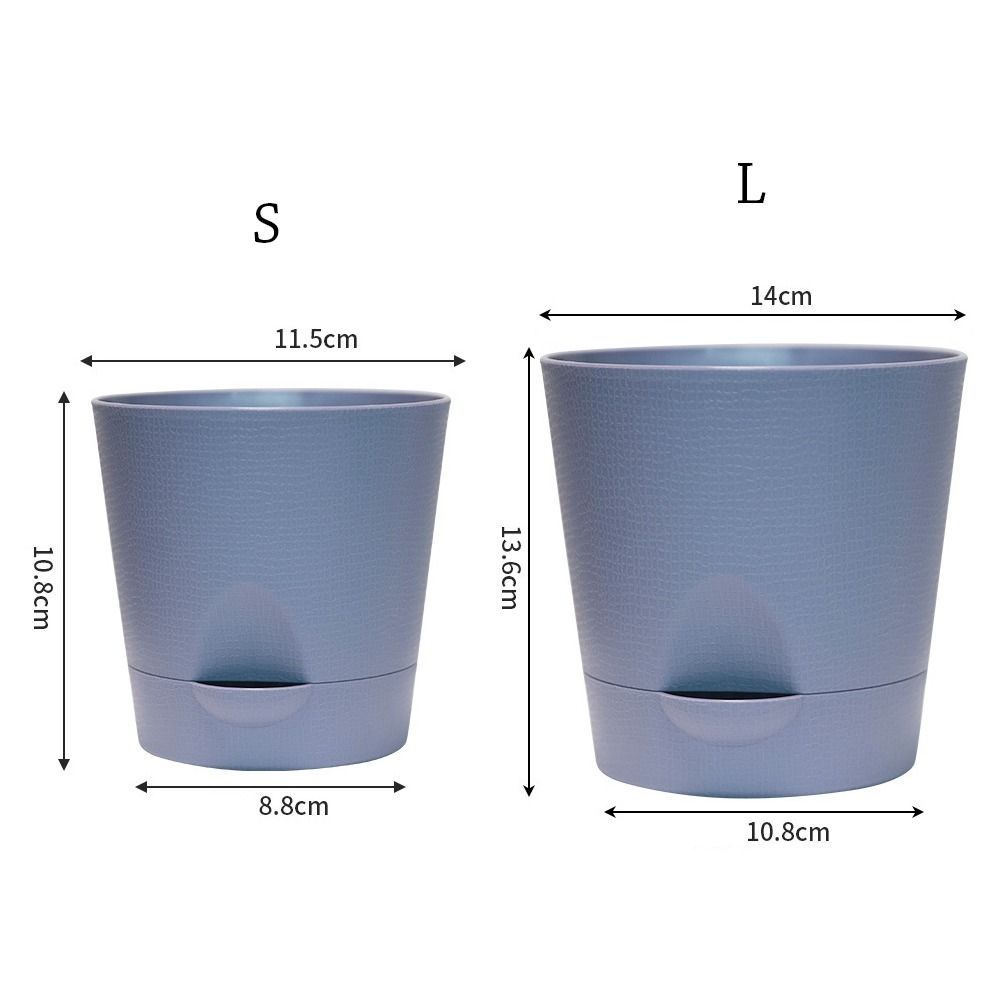 Multicolor Flower Pot Plastic Detachable Base Self-watering Flowerpot Breathable Self Watering Removable Bottom Planter