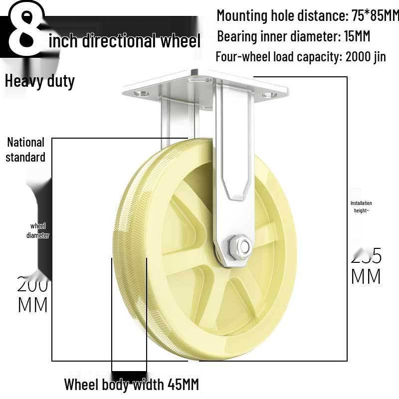 Heavy-Duty Swivel Casters with Brakes for Carts & Hand Trucks - Available In 3, 4, and 5 Inches