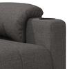 Relaxation Armchair Dark Grey Fabric