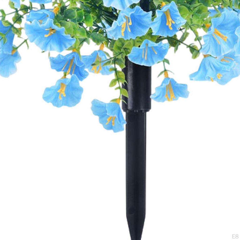 Artificial Flowers Topiary Ball with Ground Stake DIY Crafts Easy To Install Handcraft Wedding Decor