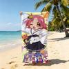 Anime L-Lucky S-Star Towel Beach Blanket Towel  For Travel Gym Shower Luxury Lightweight Camping Pool hot