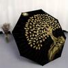 Enchanted Tree of Knowledge: A Magical Book Cover DesignUmbrella, Portable 3-Fold Umbrella for Men & Women,Christmas Gift ES85