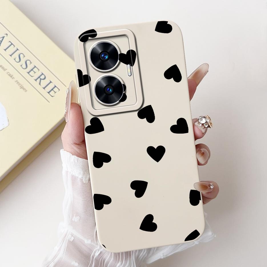 For Realme C55 Case RMX3710 Luxury Candy Painted Cover Soft TPU Matte Phone Case For Realme Narzo N55 C 55 RealmeC55 Fundas Bags