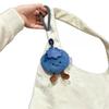 Simulation Blueberry Blueberry Plush Keychain Soft Blueberry Plush Bag Charm  Bag Decor