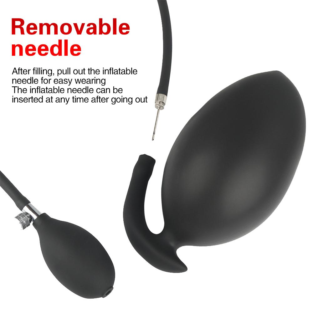 Bomba de plugue anal inflável super grande, dilatador anal, massageador expansível, sem vibrador, bolas anais, brinquedos sexuais para mulheres, homens, gays