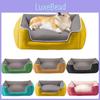 Comfy Pet Bed For Dogs And Cats Washable And Waterproof Sleeping Cushion