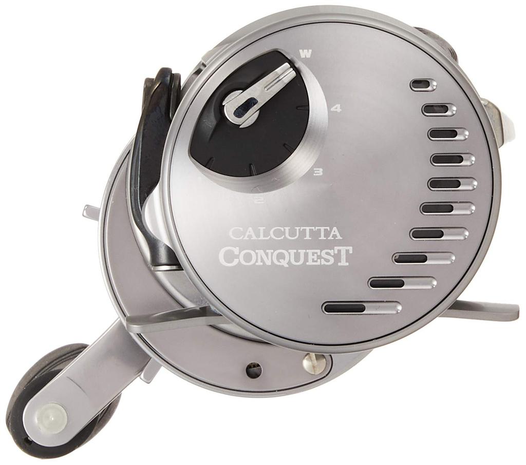 SHIMANO Köderrolle mit Doppelwelle 20 Calcutta Conquest DC 100 RIGHT Seabass Makimono