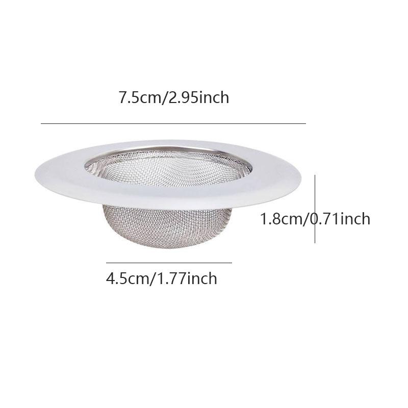 

Фильтр для кухонной мойки, сетчатый фильтр из нержавеющей стали, фильтр для раковины в ванной комнате, фильтр для сливного отверстия, пробка для улавливания волос в душевой кабине