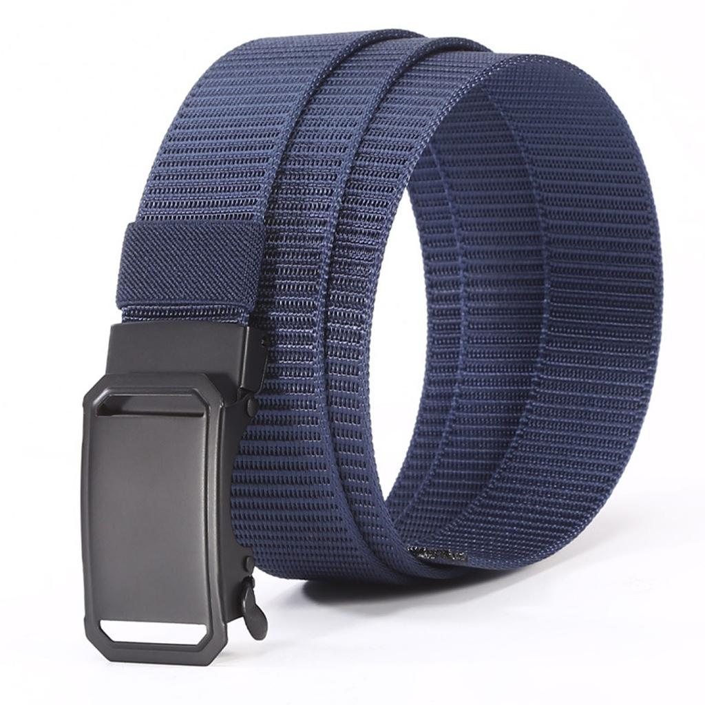 Premium Nylon Dress Belt With Automatic Button Arrangement Easy Adjustable Strap For Casual Outfits