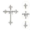 Metal Cross Wall Decor Home Decoration Gift Creative Centerpiece Hanging Ornament Art